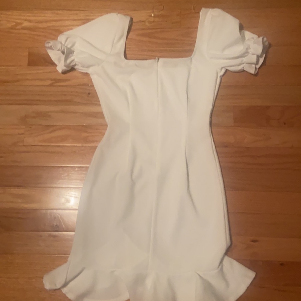 Lucky Lemon Boutique, white body con dress - Picture 3 of 3
